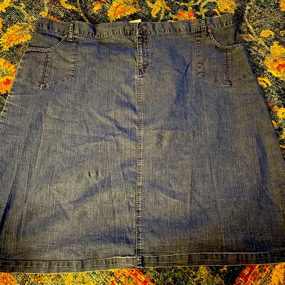 PLUS size Denim skirt